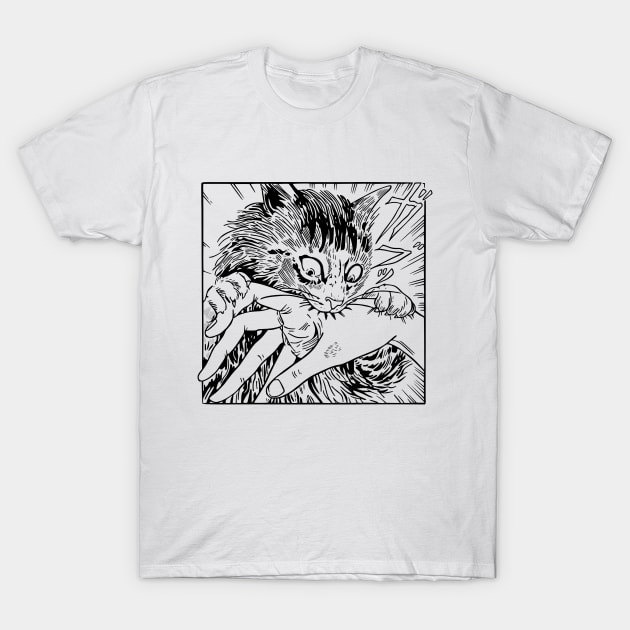 Cat Bite T-Shirt by MaxGraphic